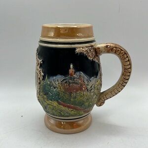 Vintage Antique Berlin Beer Stein Coffee Mug Decor Art Western Germany